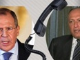 لافروف الروسي يبحث مع نظيرة المصري الأزمة السورية 