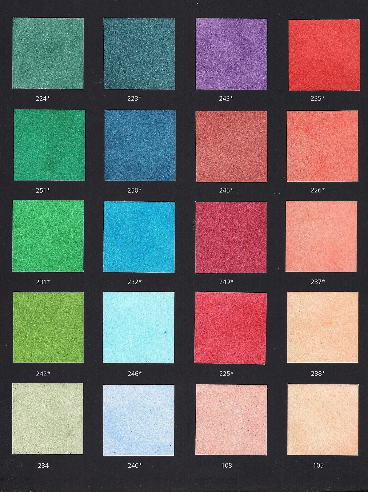 Pitture&decorazioni: cartelle colori