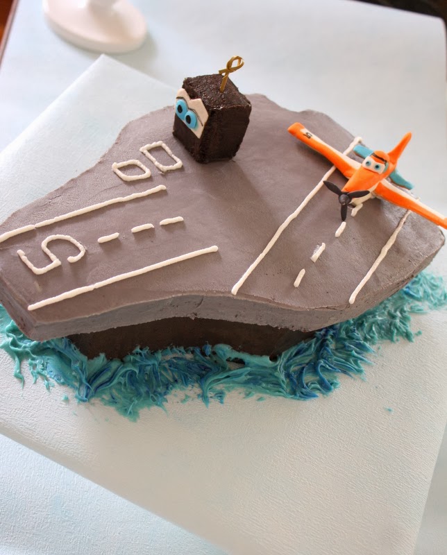 Disney Planes Aircraft Carrier Cake