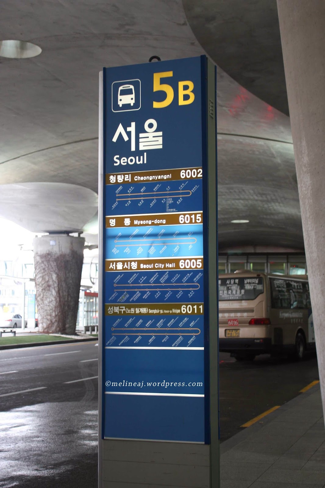 Myeongdong Bus 6015 from Incheon Airport to Myeongdong (2018 Update