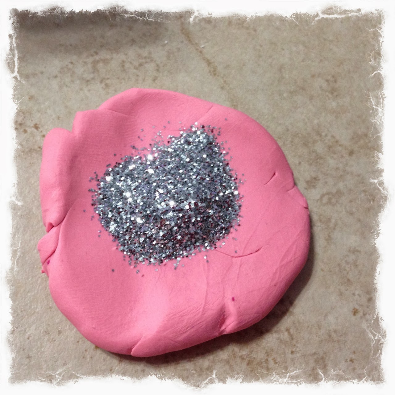 For the love of Easy Peasy Pink Polymer Clay Heart