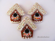 gingerbread birdhouse pins