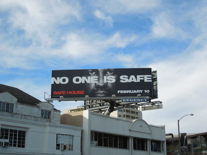 Safe House movie billboard