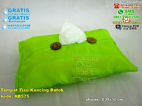Tempat Tisu Kancing Batok Tempat Tisu Kancing Batok
