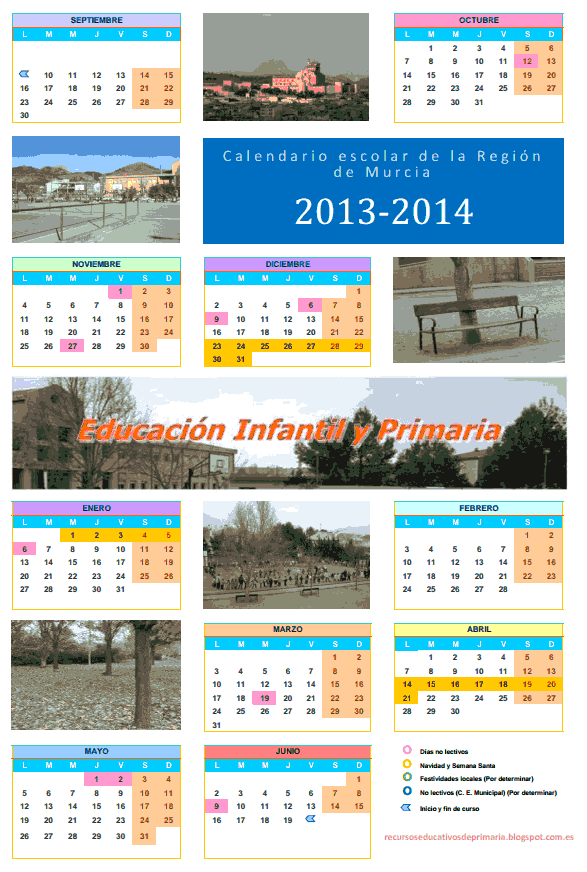 CALENDARIO ESCOLAR     2013 - 2014