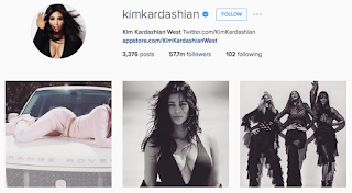 akun instagram Kimkardashian 