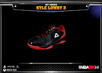 NBA 2K14 Peak Kyle Lowry 3 Signature