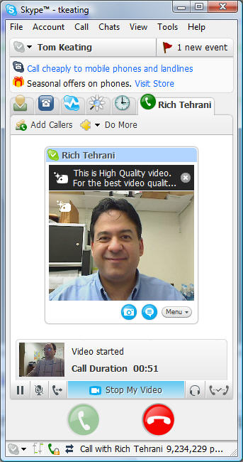 It is something like home video surveillance with Skype and a webcam It is something like home video surveillance with Skype and a webcam