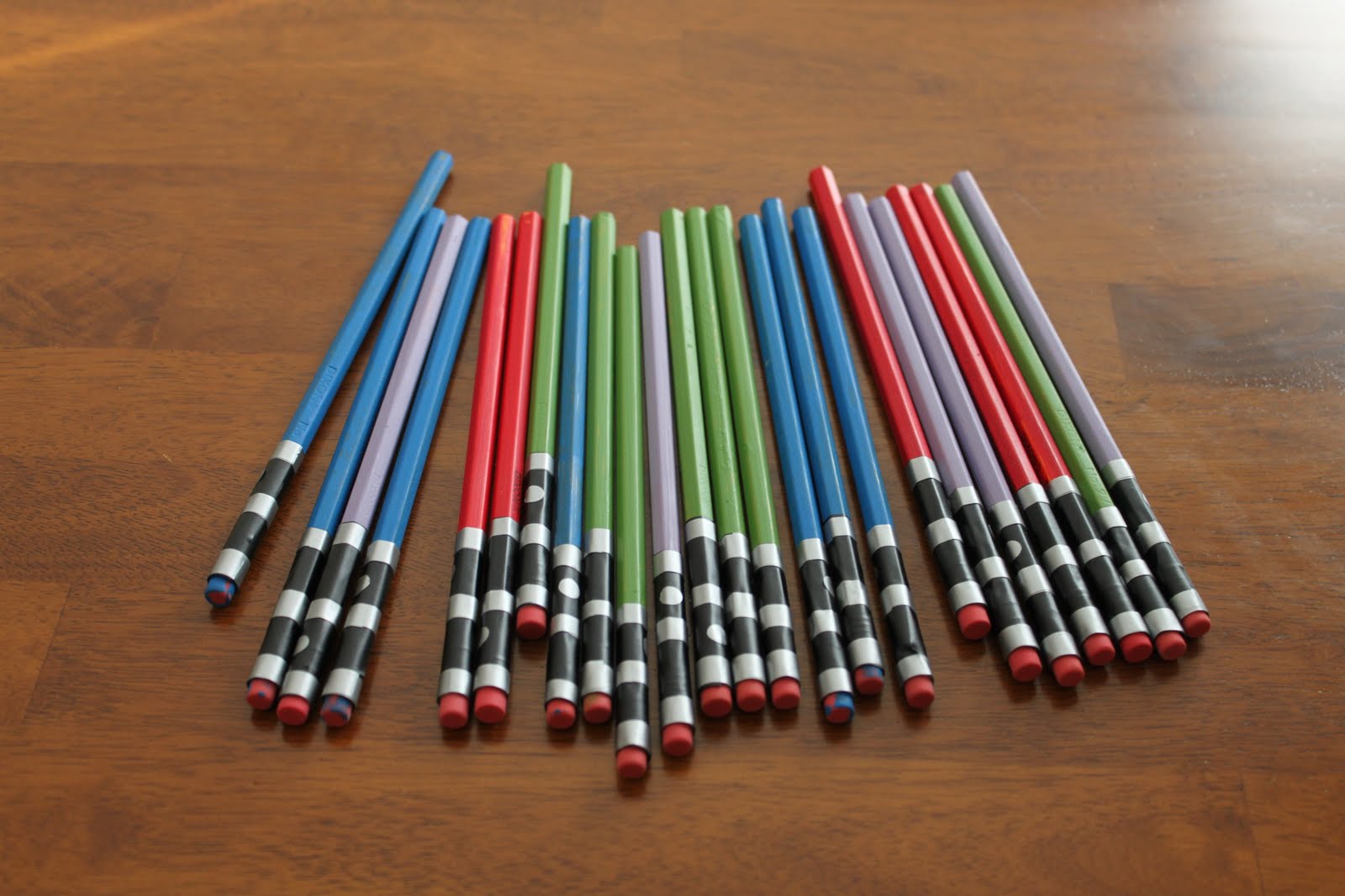 Star Wars Light Saber Pencils Keeping it Simple Crafts