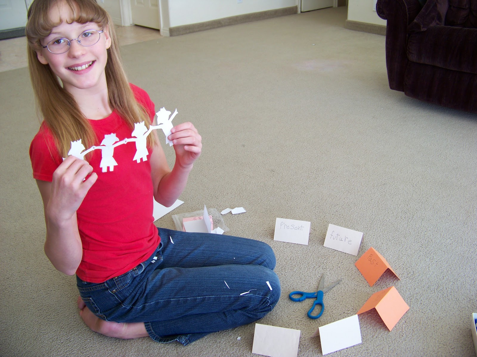 Our Fun Homeschool Verb's Tents (Verb tenses)