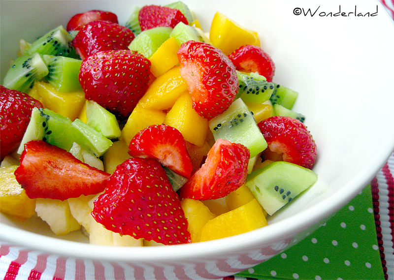 Wonderland Cookings Macedonia di Frutta