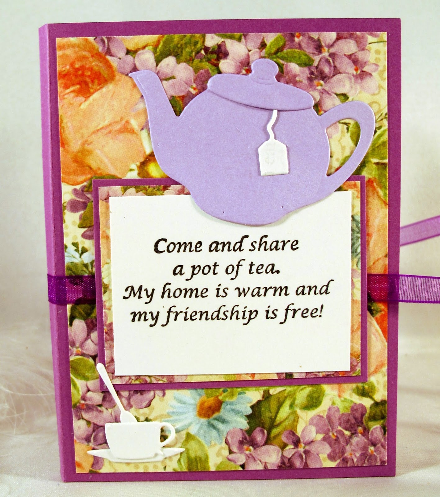 Dar's Crafty Creations Tea Bag Holder Cards w/Tutorial