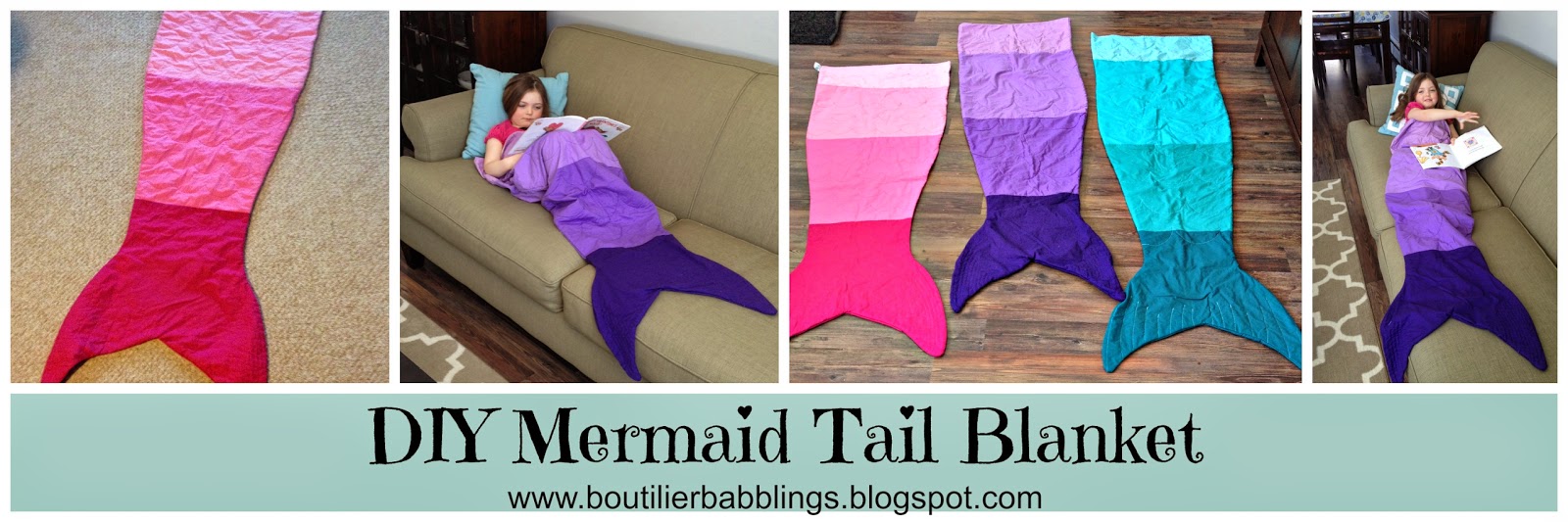 Boutilier Babblings WIP Wednesday DIY Mermaid blanket