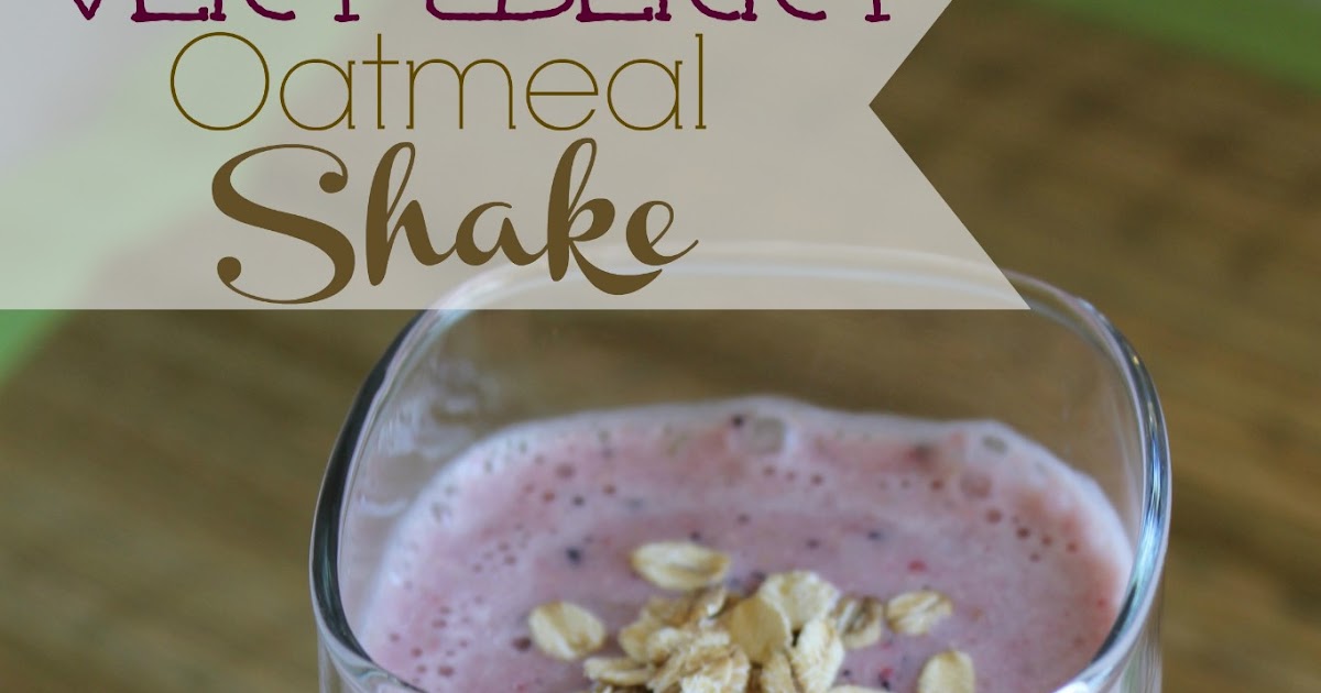 Cook and Craft Me Crazy Very Berry Oatmeal Shake
