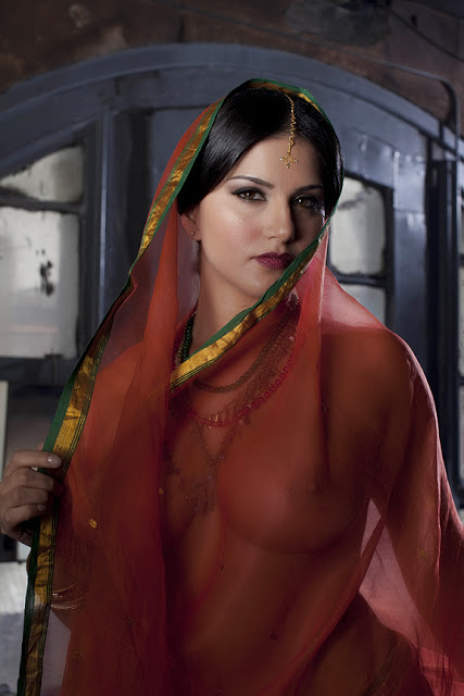 hot sunny leone nude in red saree №46001 hot sunny leone nude in red saree № 46000