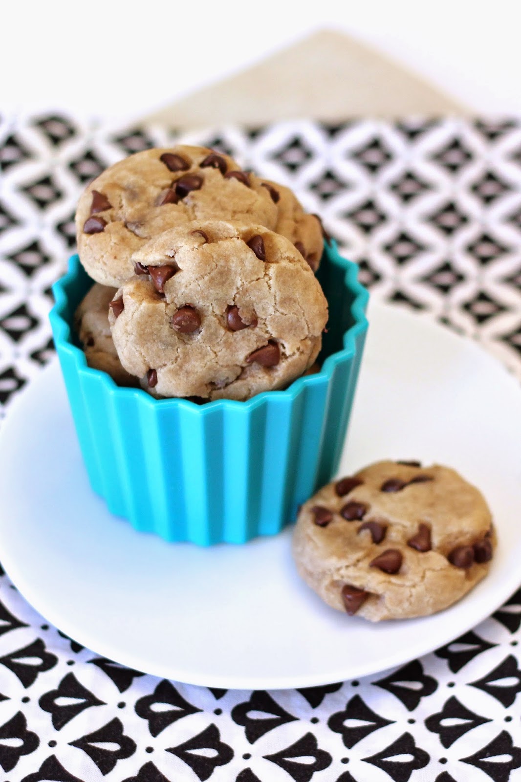 gluten free vegan mini chocolate chip cookies Sarah Bakes Gluten Free