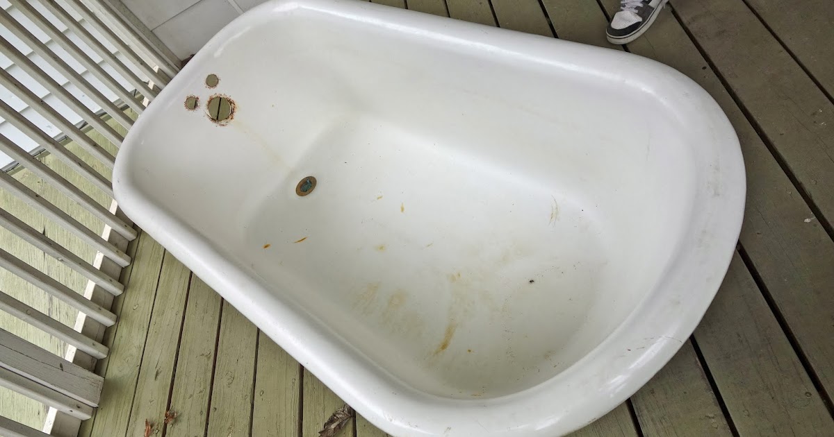 rustyfarmhouse DIY Refinishing the Clawfoot Tub, Part 1