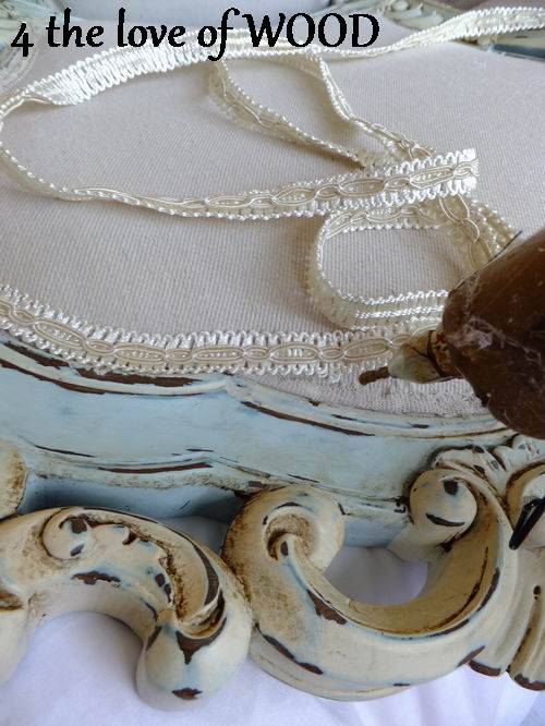 4 the love of wood HOW TO UPHOLSTER AN OPEN CHAIR BACK step two