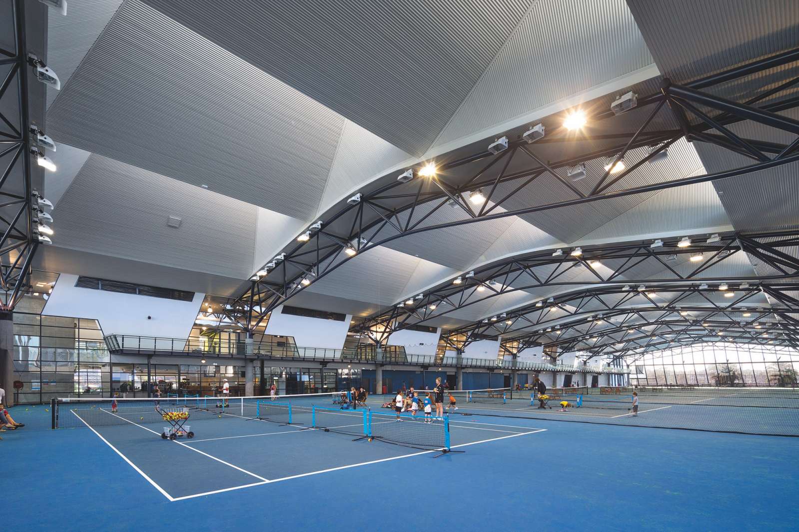 architecture now and The Future NATIONAL TENNIS CENTRE BY JACKSON