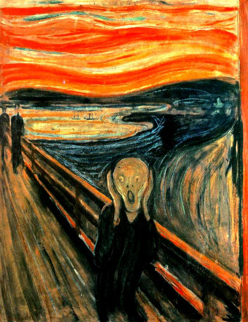 "El grito" de Edvard Munch