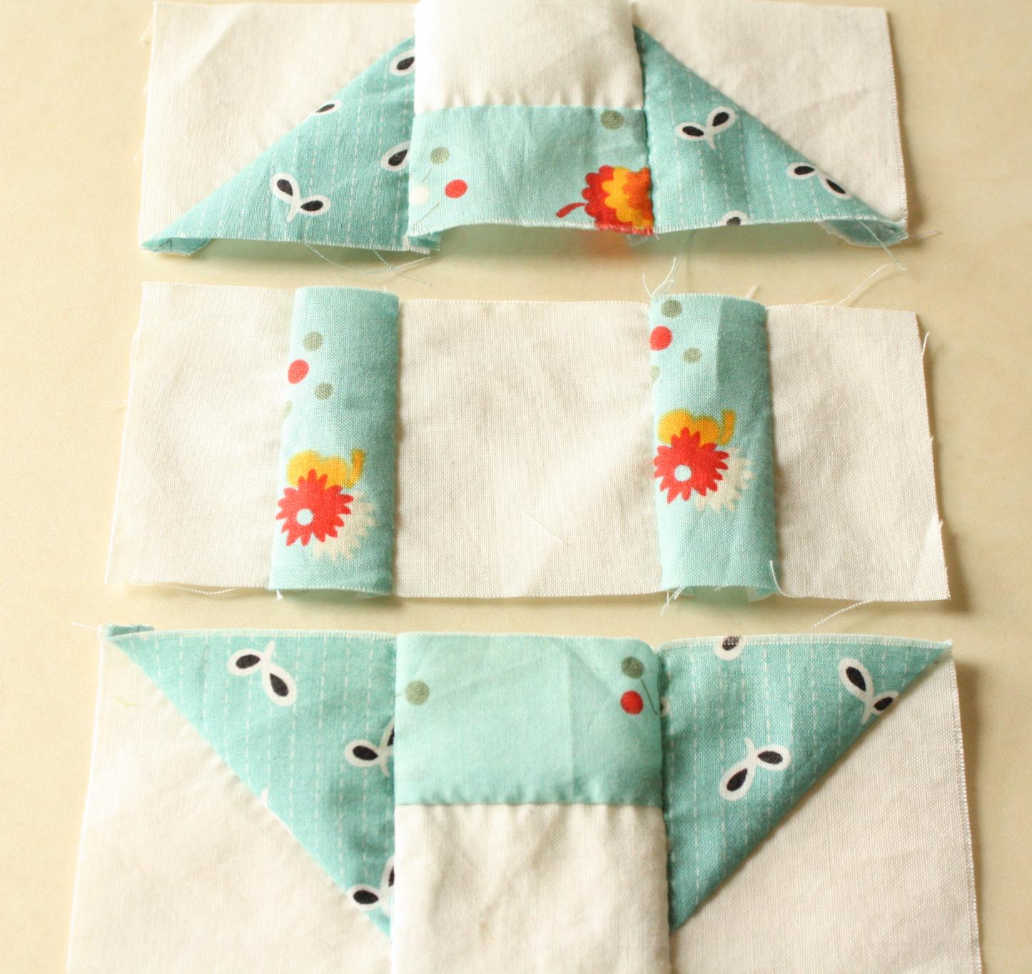 Why Not Sew? Hand Pieced QuiltALong Block 1 Churn Dash