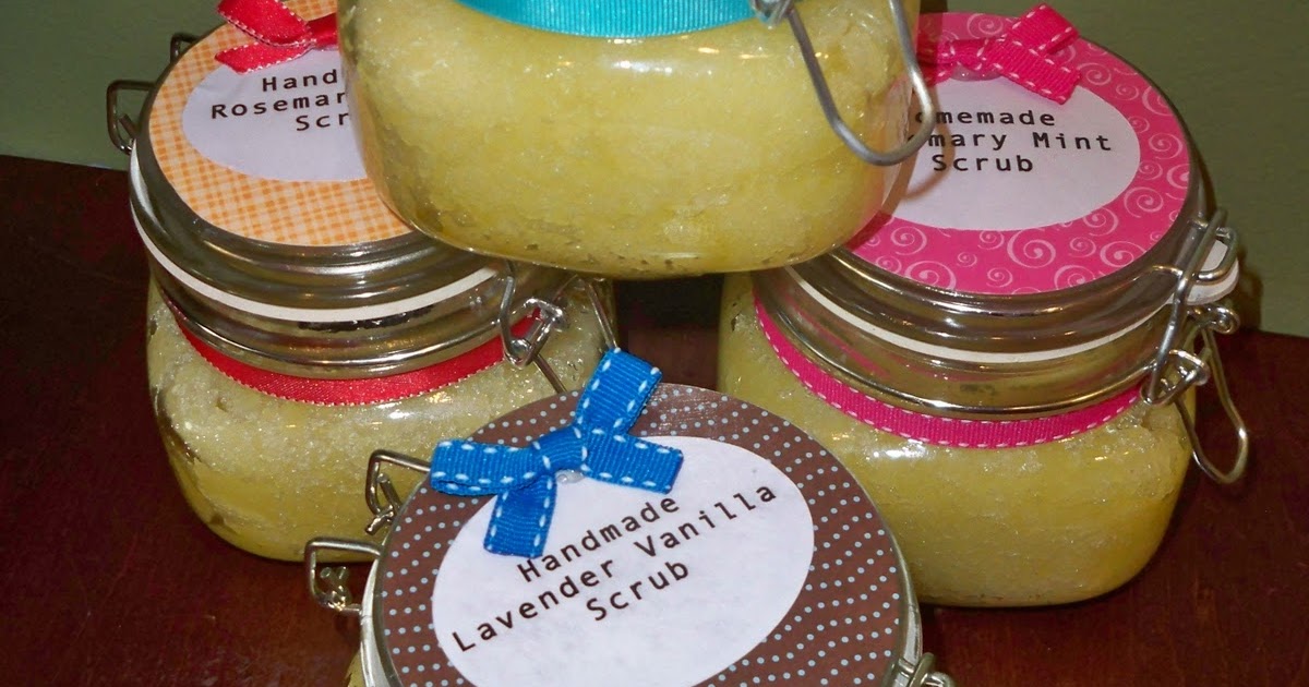 Homemade Gift 1 Scrub A Craft A Day