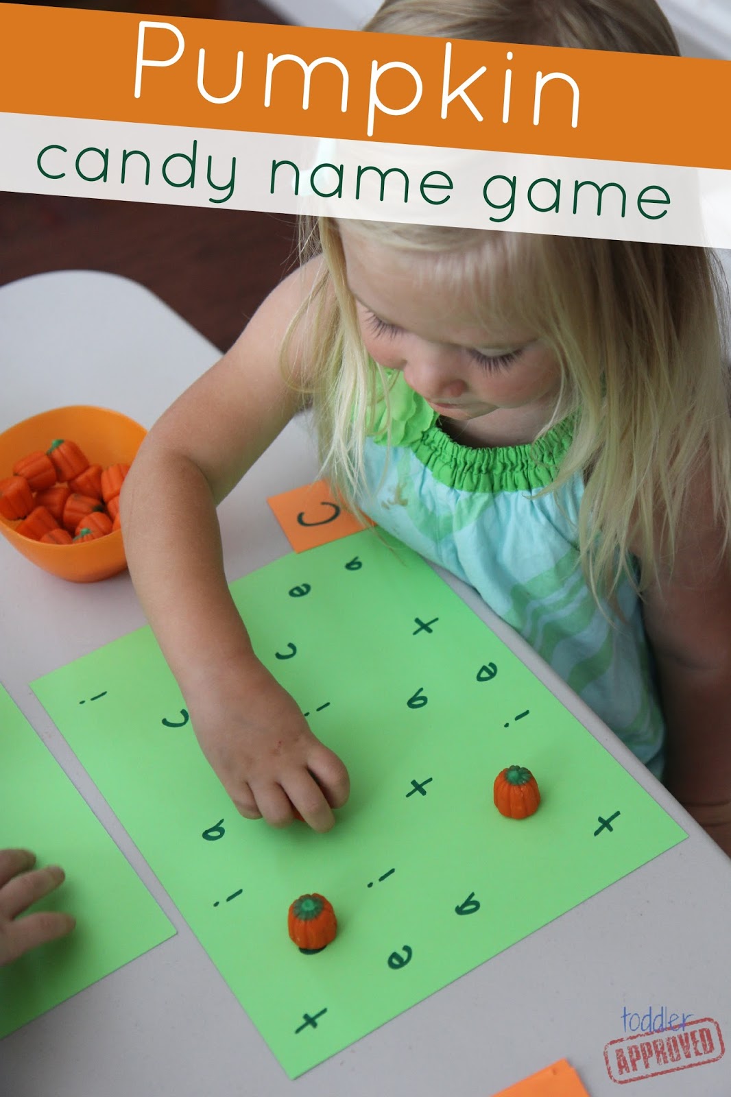 Toddler Approved! Pumpkin Patch Candy Math Game