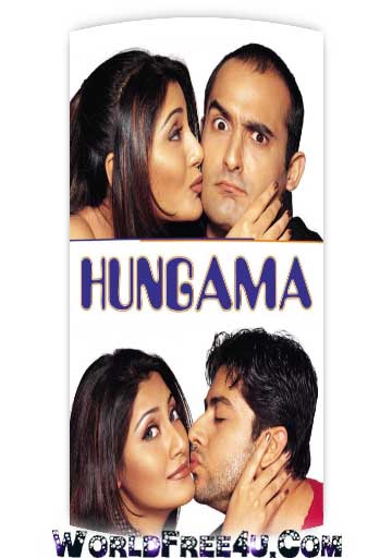 Poster Of Hindi Movie Hungama (2003) Free Download Full New Hindi Movie Watch Online At worldfree4u.com