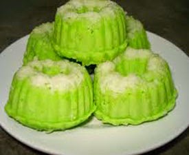 Resep praktis dan mudah membuat makanan kue putu (putri) ayu enak, lezat
