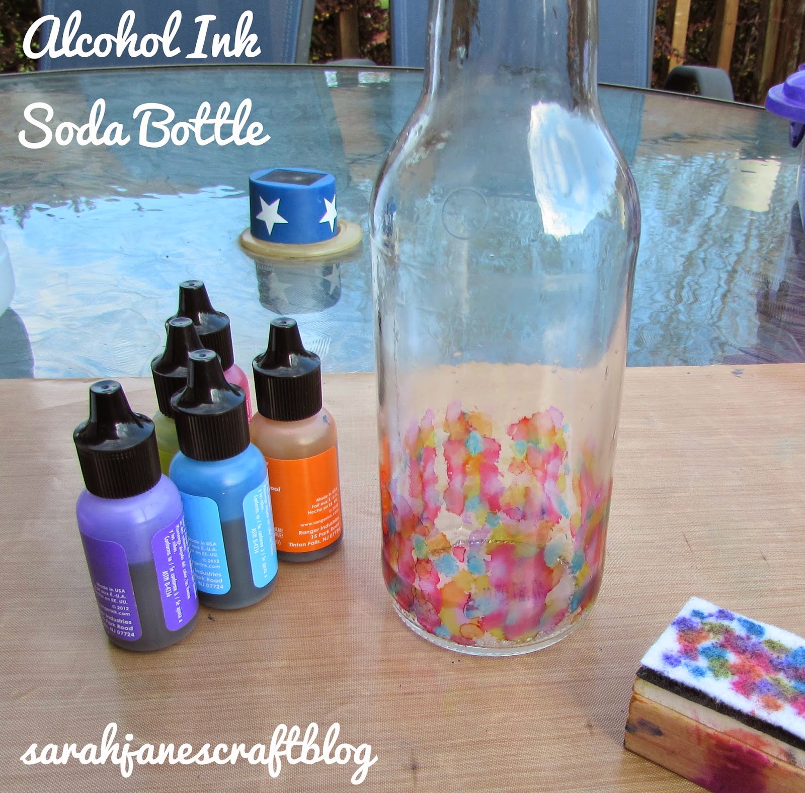 Using Alcohol Inks with Polymer Clay - The Blue Bottle Tree