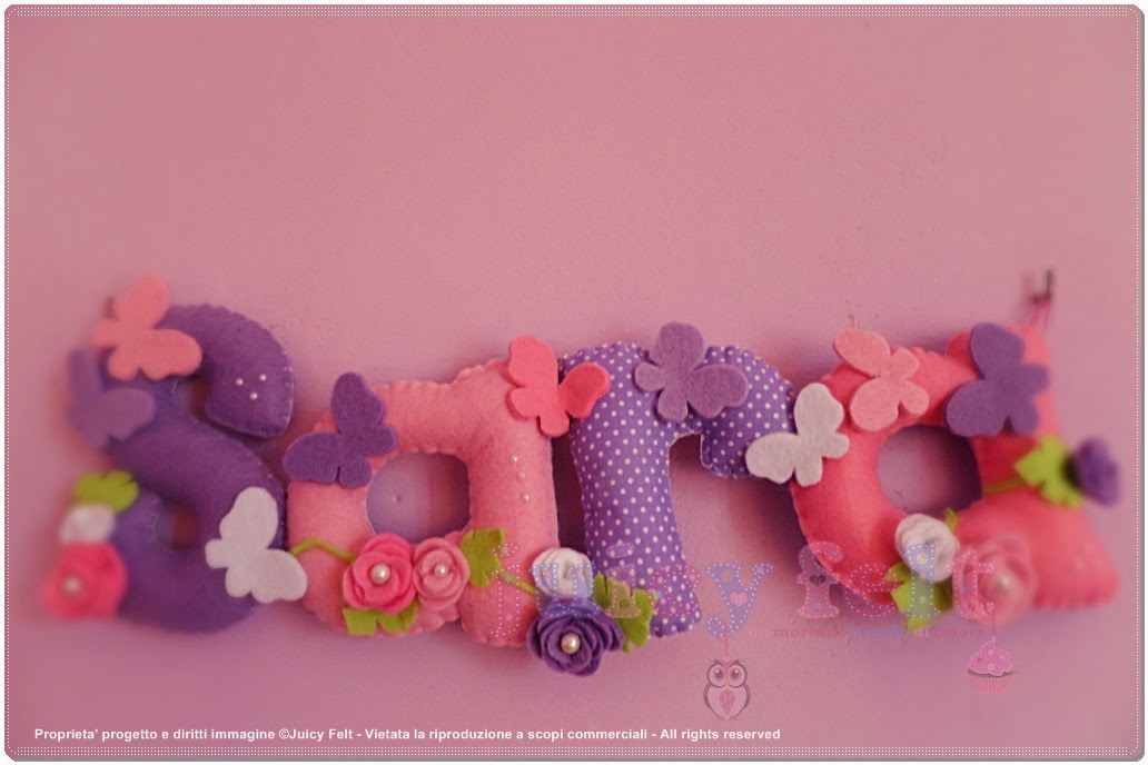 Decorazione per feste di compleanno, battesimi, ecc. Juicy felt: I banner incantati di Juicy Felt