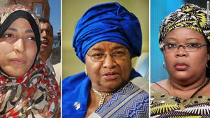 Three women jointly receive Nobel Peace Prize 2011