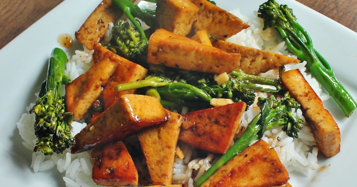Vegetables and Vinegar Broccolini and Tofu StirFry
