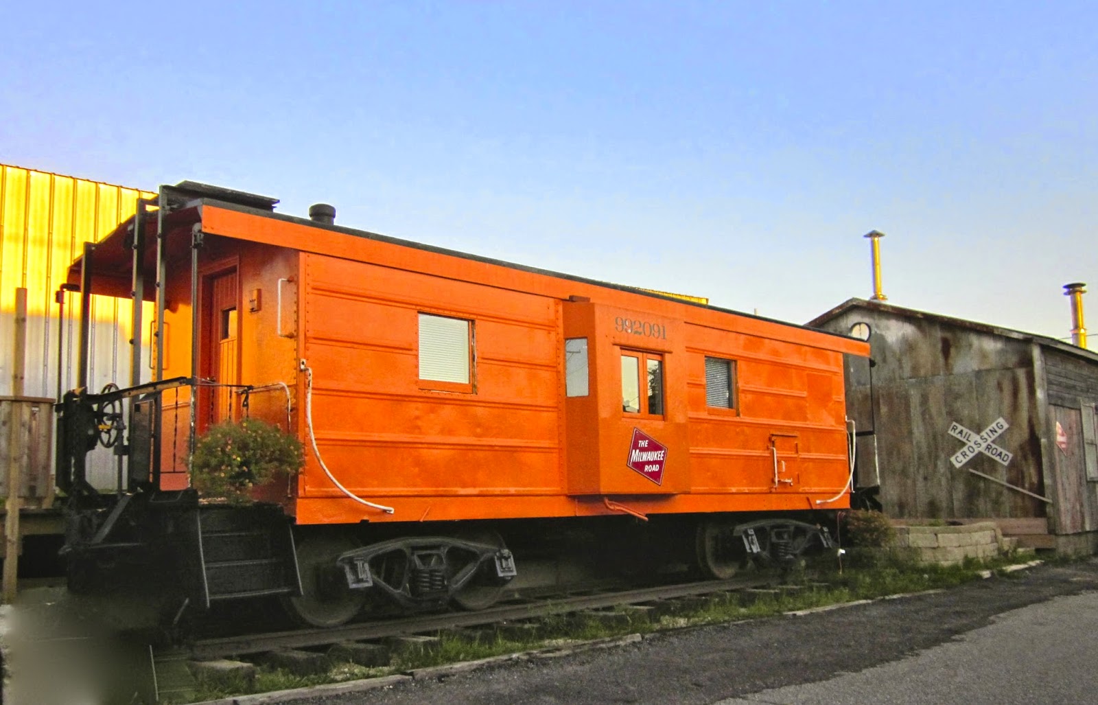 Westby, Wisconsin Remembered The man in the caboose