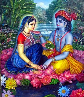 Krishna y su amada Radha
