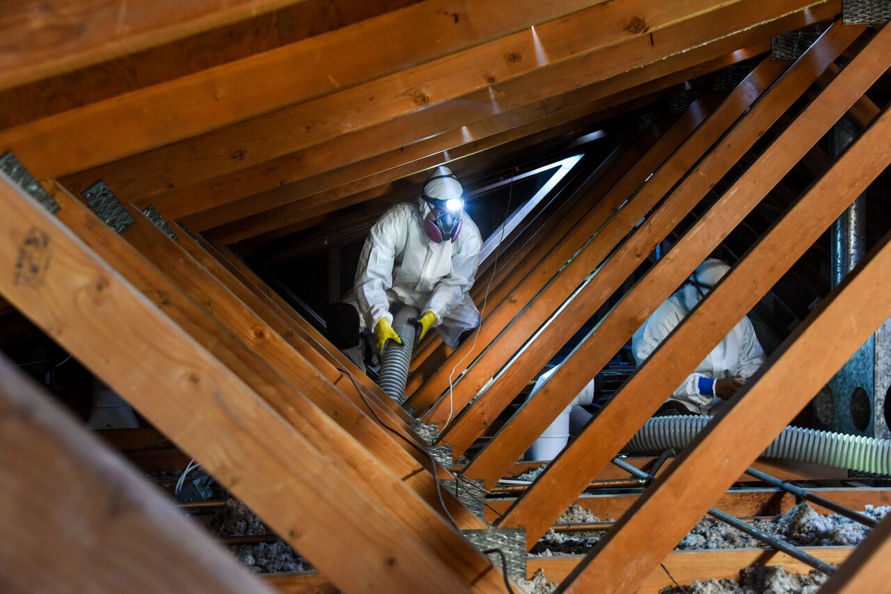 Attic Cleaning & Deontamination
