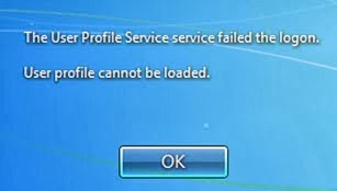 Pesan Error "User Profile Cannot Be Loaded" pada Windows 7 Pesan Error "User Profile Cannot Be Loaded" pada Windows 7