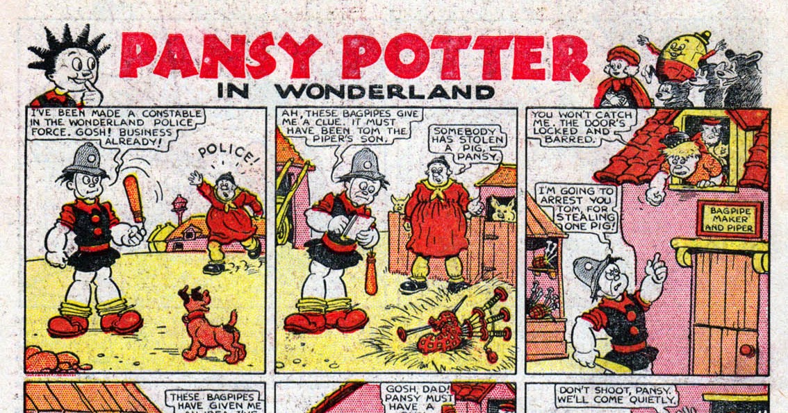 BLIMEY! The Blog of British Comics Pansy Potter in Wonderland!