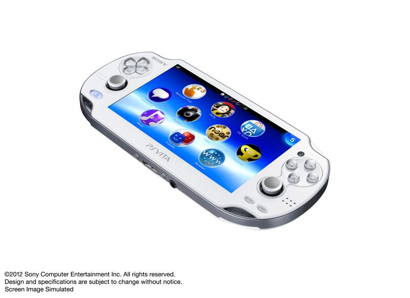 Crystal White PS Vita Announced For Japan PS Vita Hub Playstation