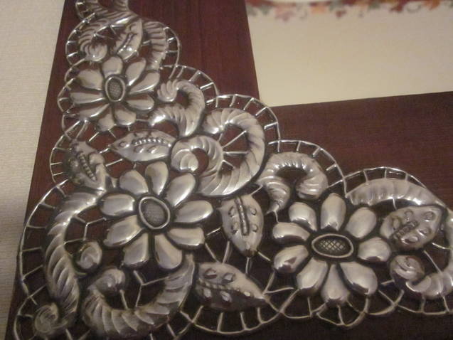 EL RINCÓN DE LAS MANUALIDADES DE TERE: ESPEJOS DECORADOS CON ESTAÑO