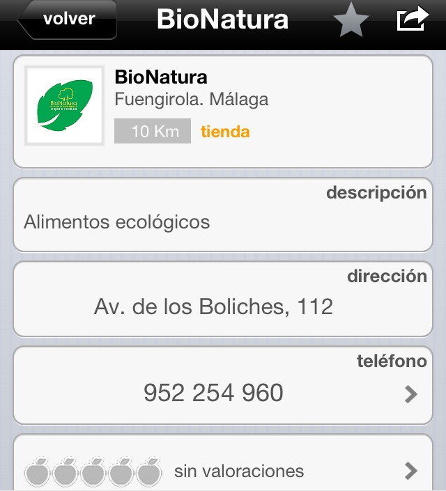 ecolugares la app ecologica