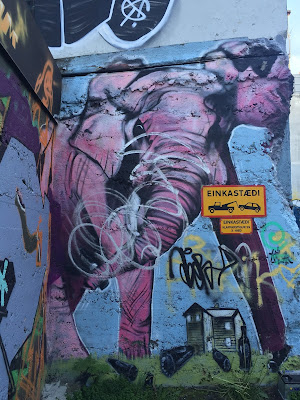 Reykjavik Mural Elephant