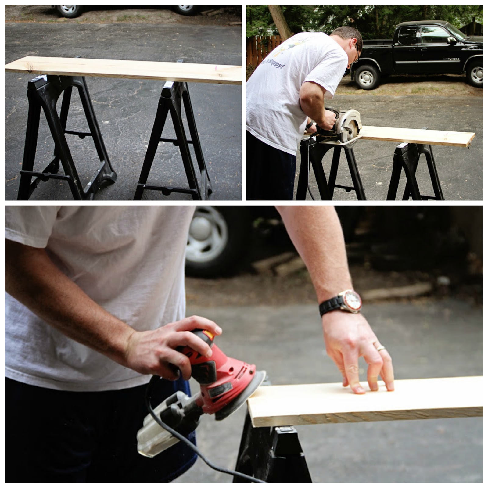 Running from the Law DIY Lock and Hinge Board for Toddlers