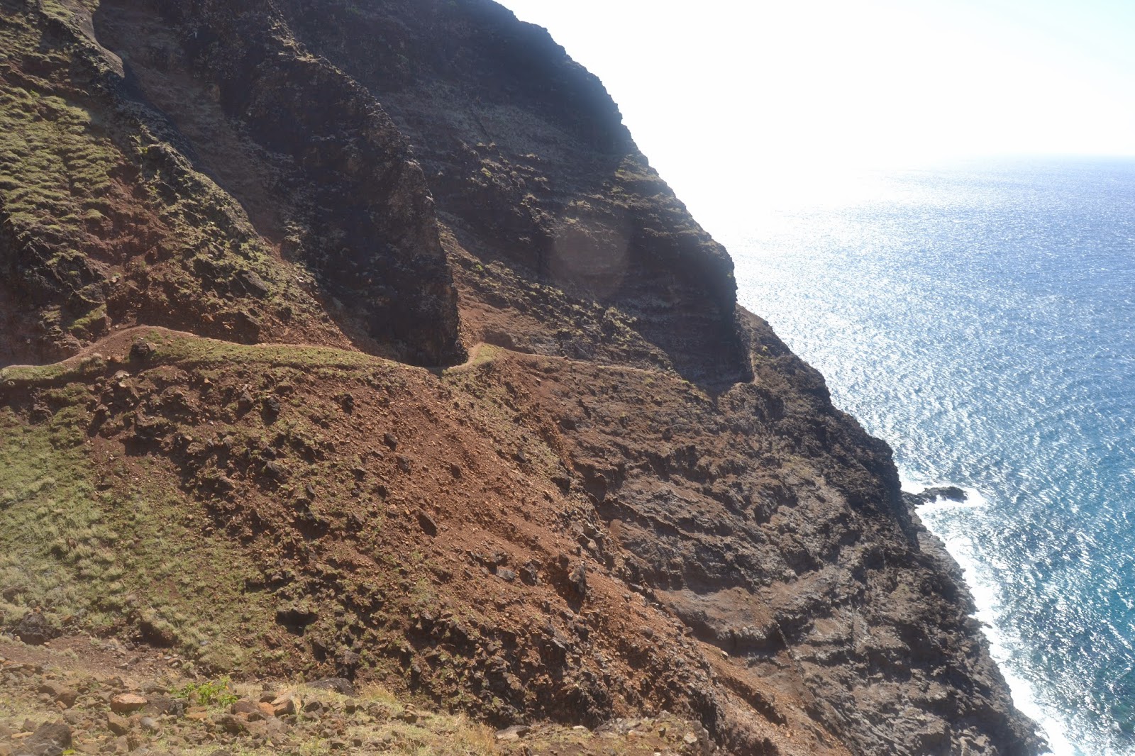 Hawaiian Journeys Crawler's Ledge on the Kalalau Trail