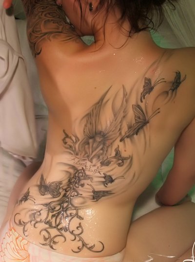 tattos tattoos on girls back