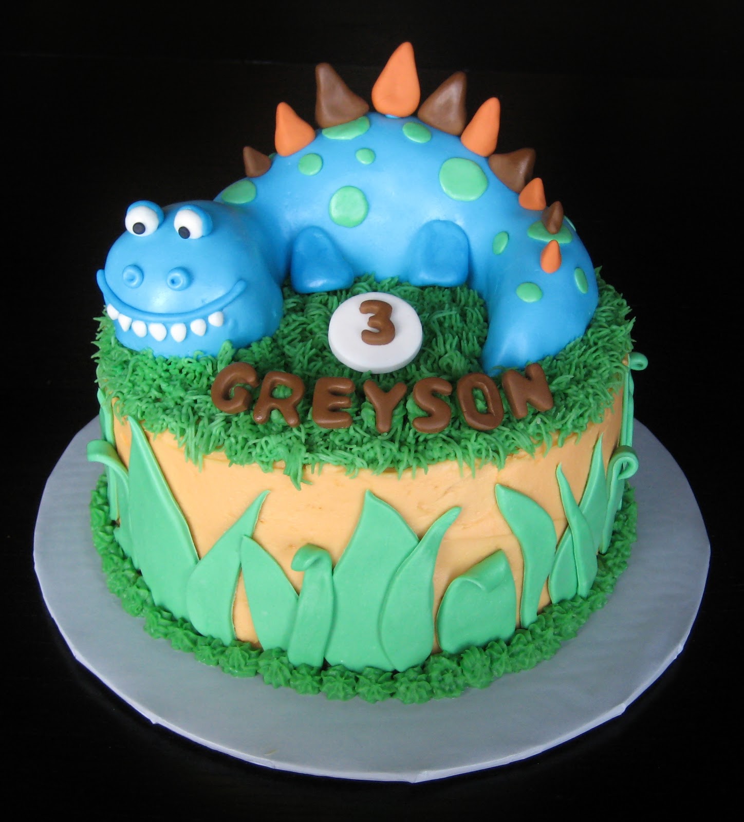 Custom Cakes by Julie: Dinosaur Cake III