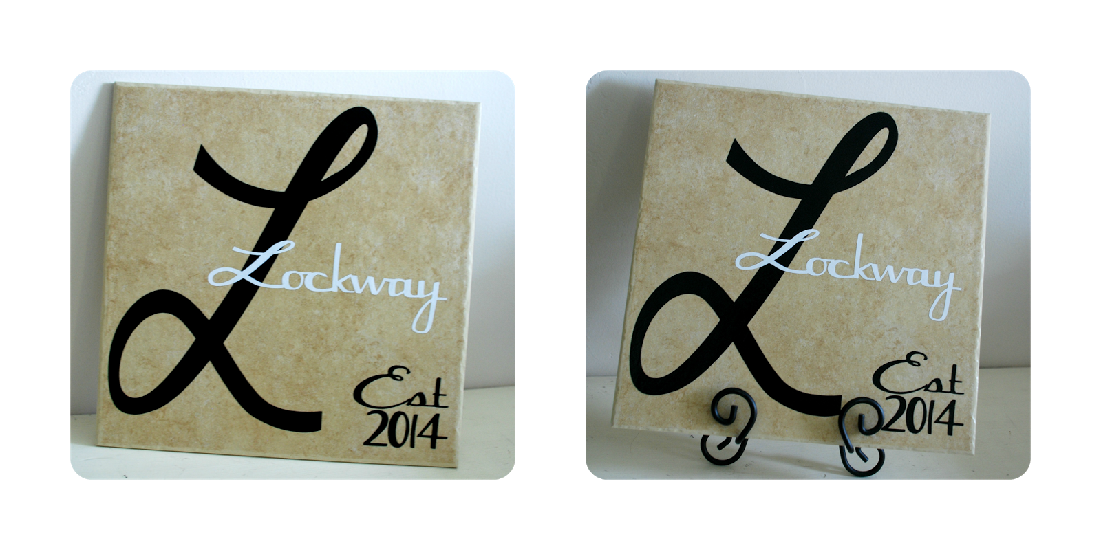 Snippets Of Creations DIY Name Tile