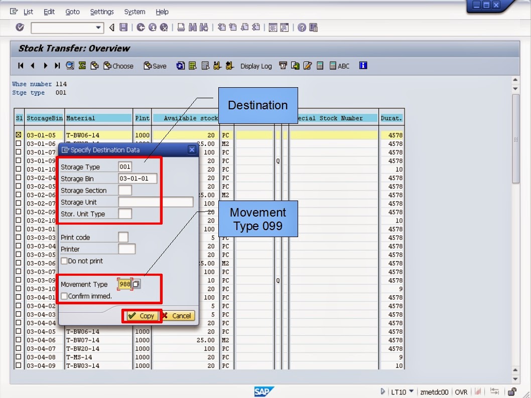 青蛙SAP分享 Froggy's SAP insights WMS Transfers Bin to Bin transfers