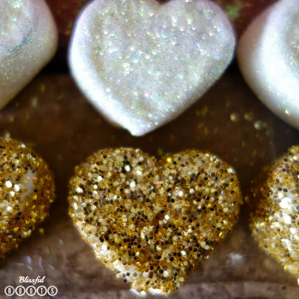 DIY Glittered Heart Marshmallows from Blissful Roots @ TwelveOeight