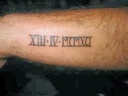 Tatuajes de Números Romanos - Galería buscatutattoo